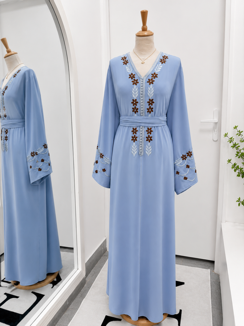 Abaya avec ceinture