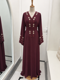 Abaya avec ceinture