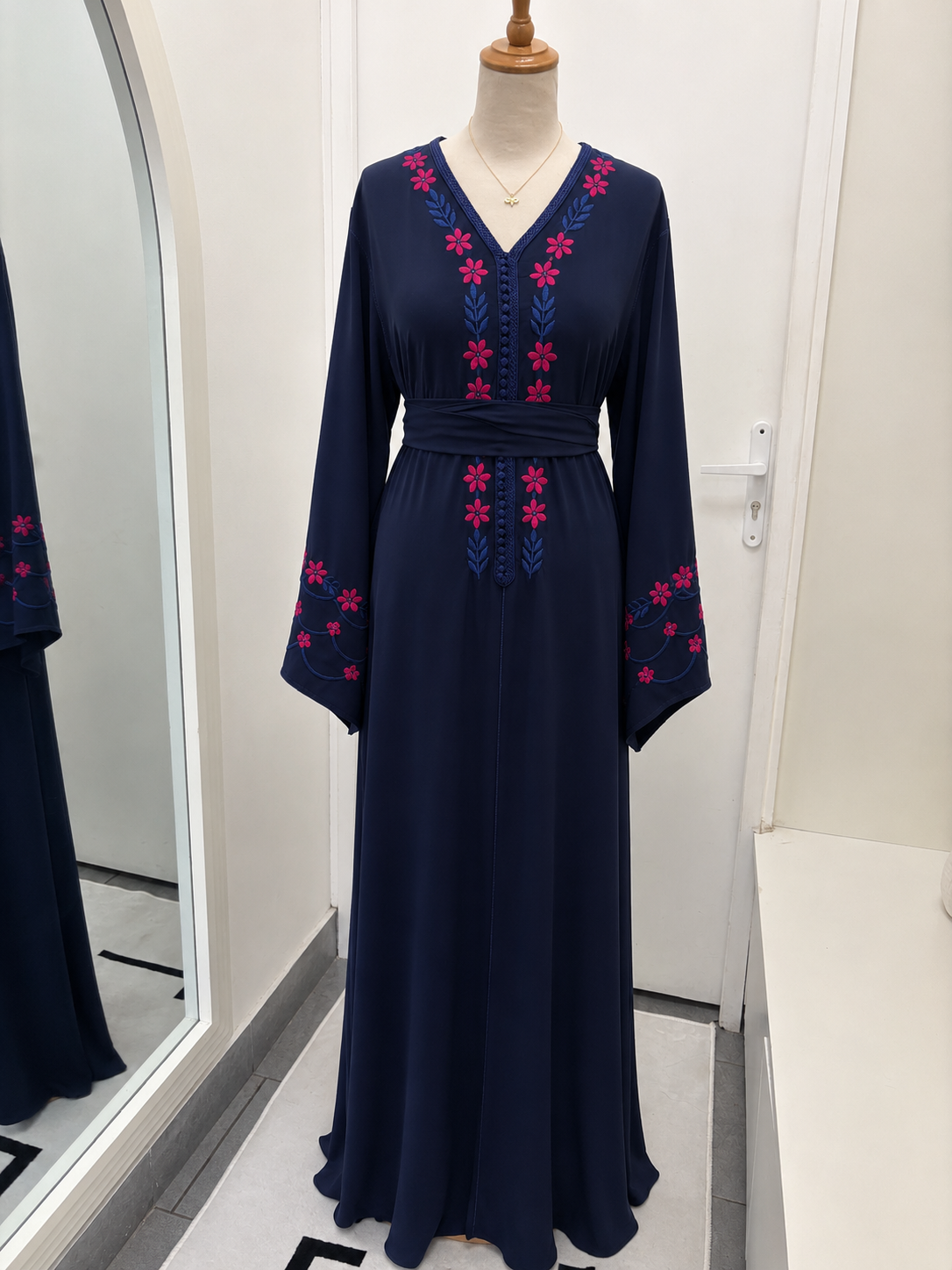 Abaya avec ceinture
