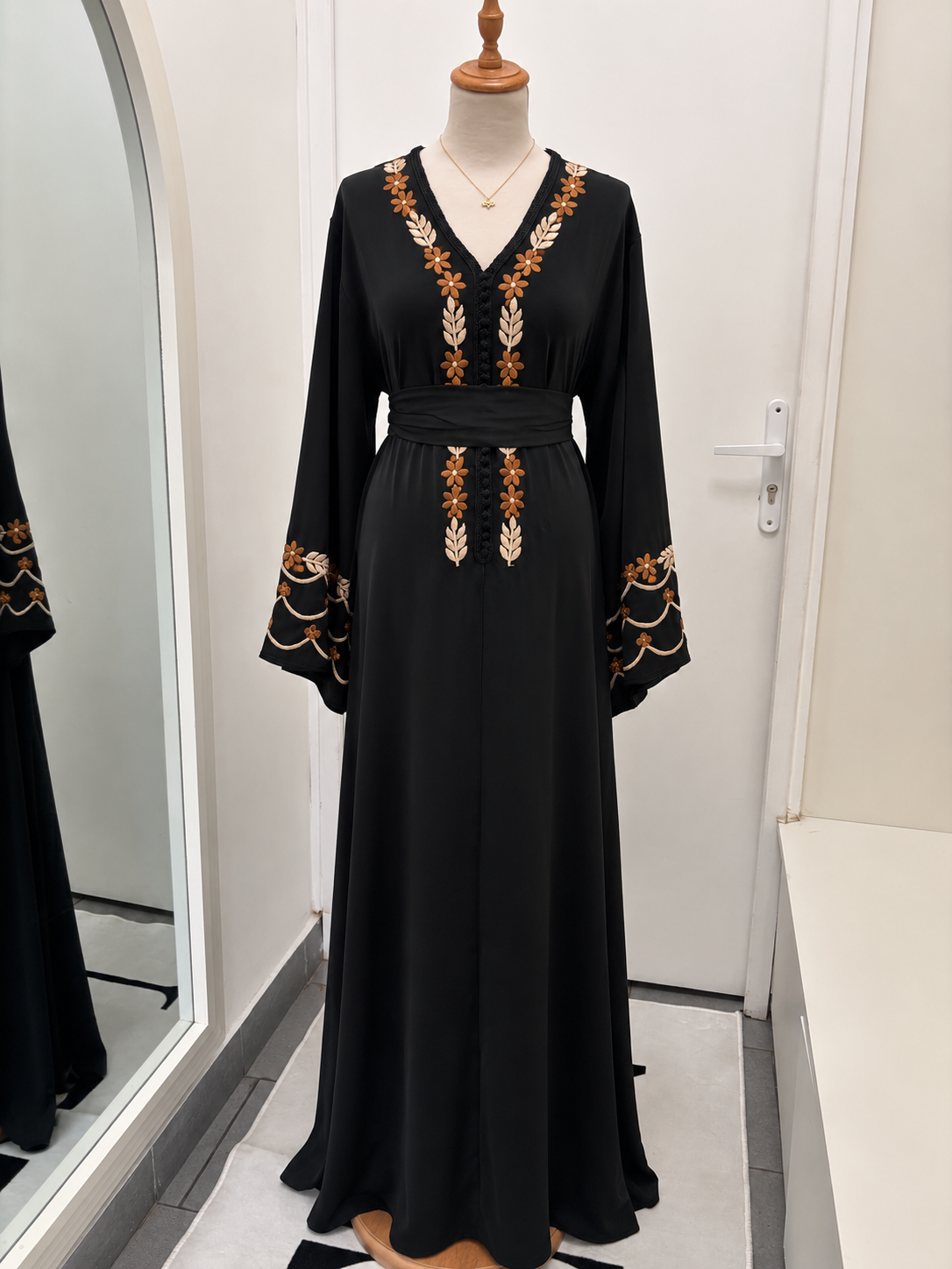 Abaya avec ceinture
