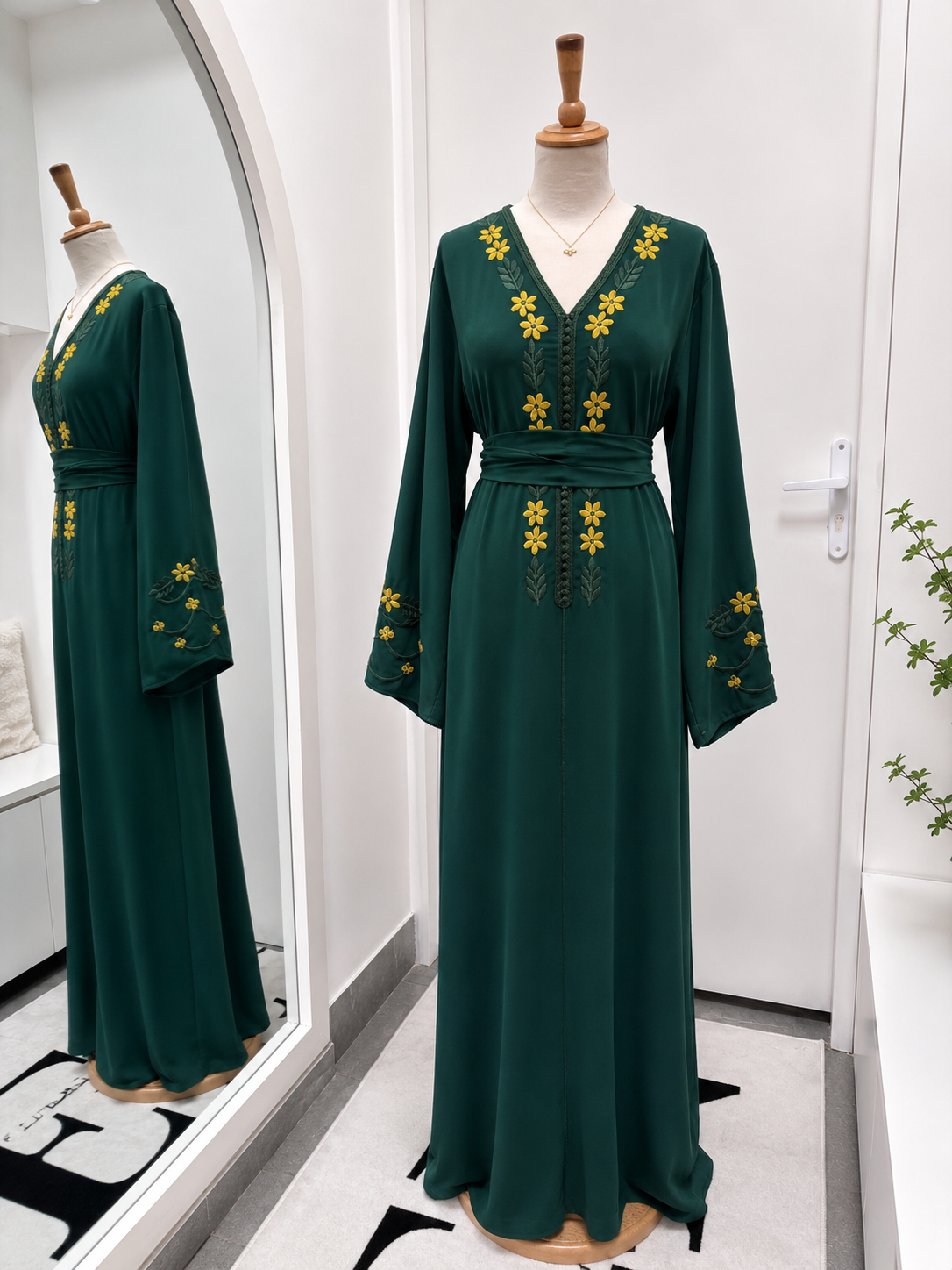 Abaya avec ceinture