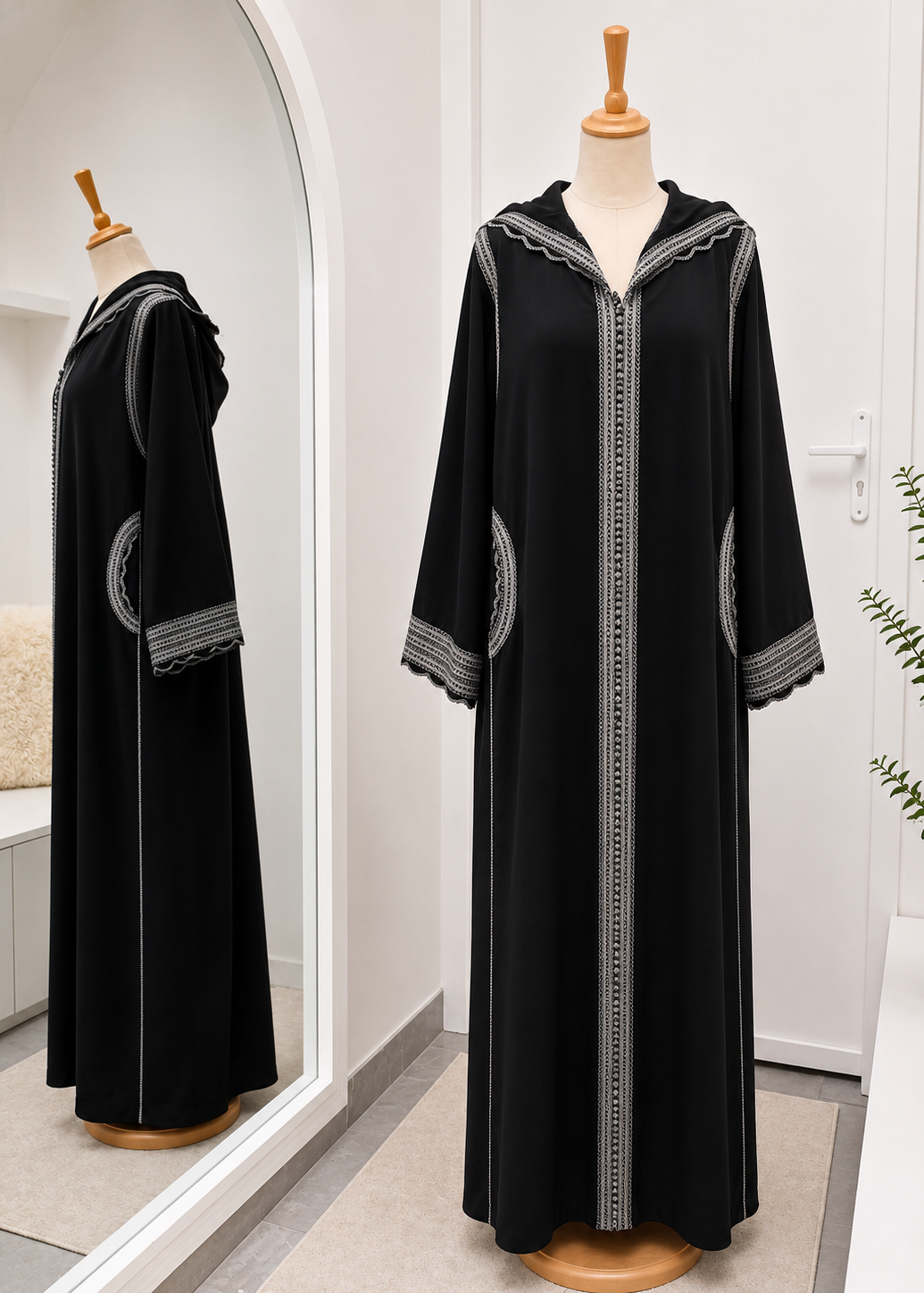 Djellaba noir