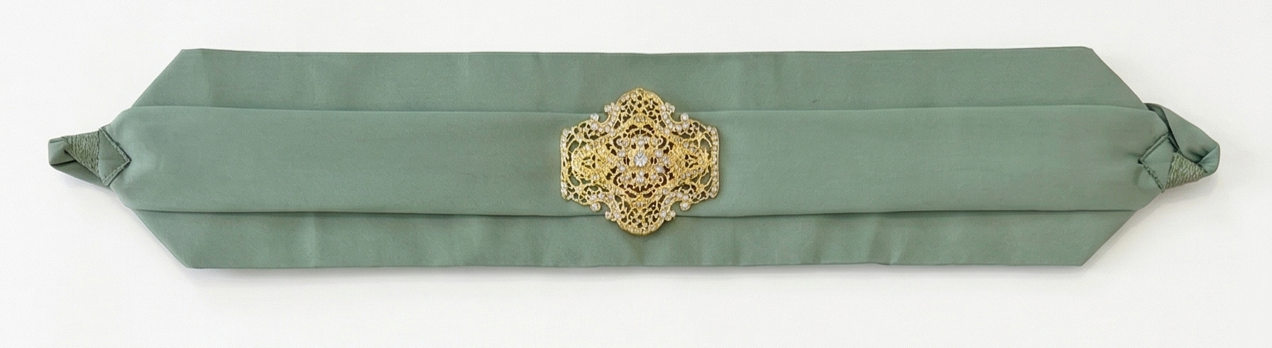 Ceinture tissus broche