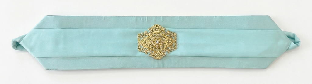 Ceinture tissus broche
