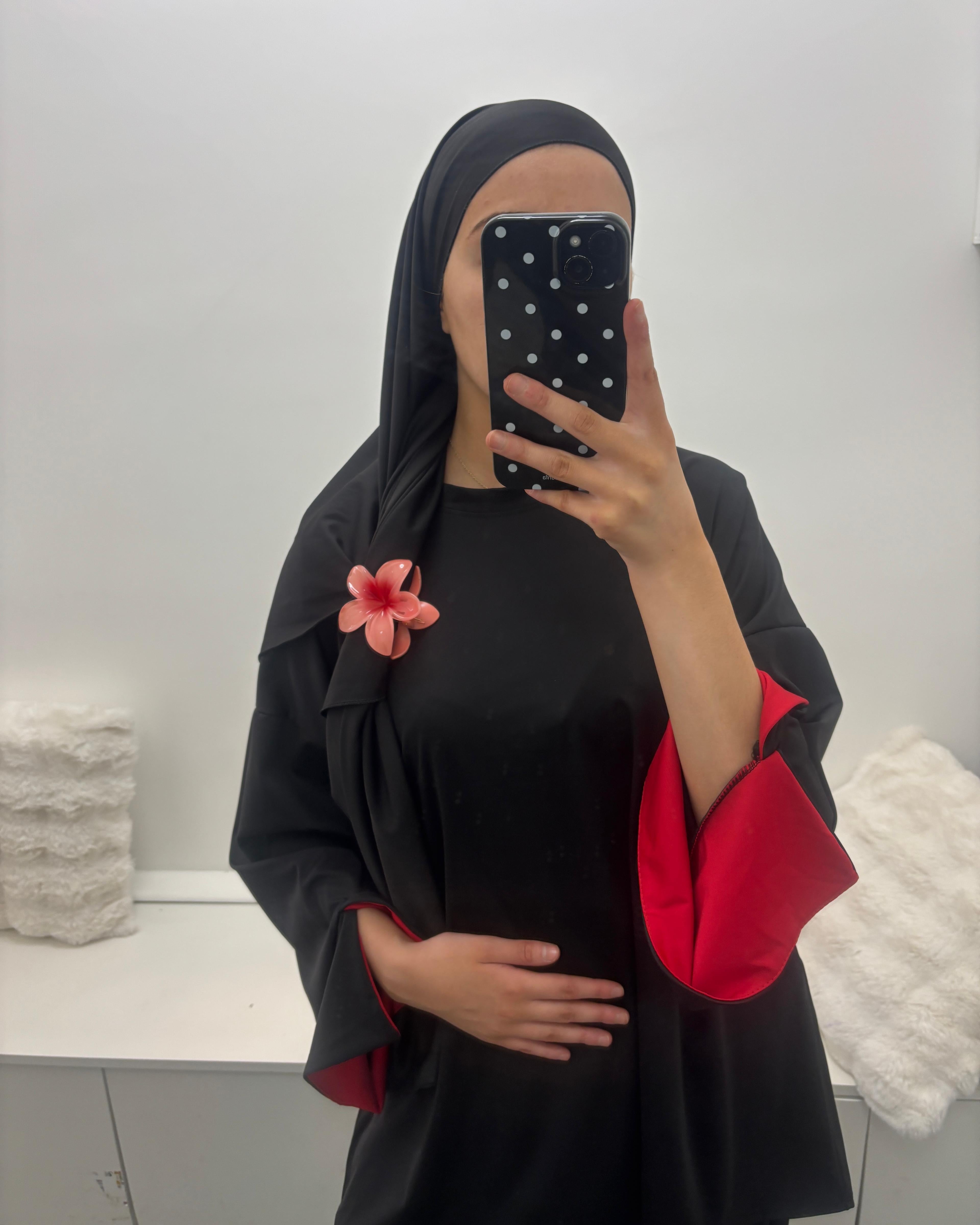 Burkini col rond doublure