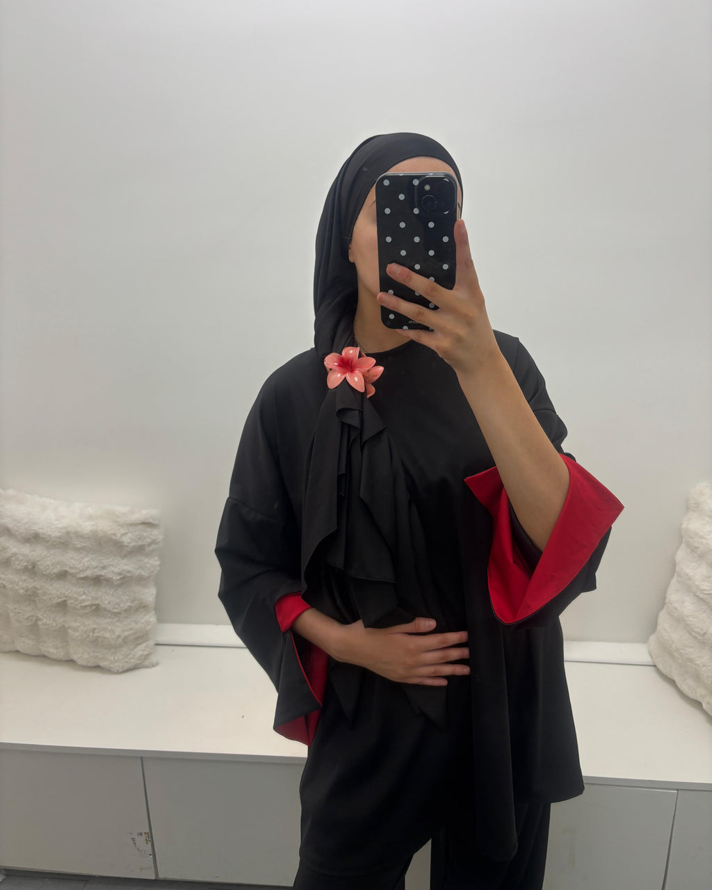 Burkini col rond doublure
