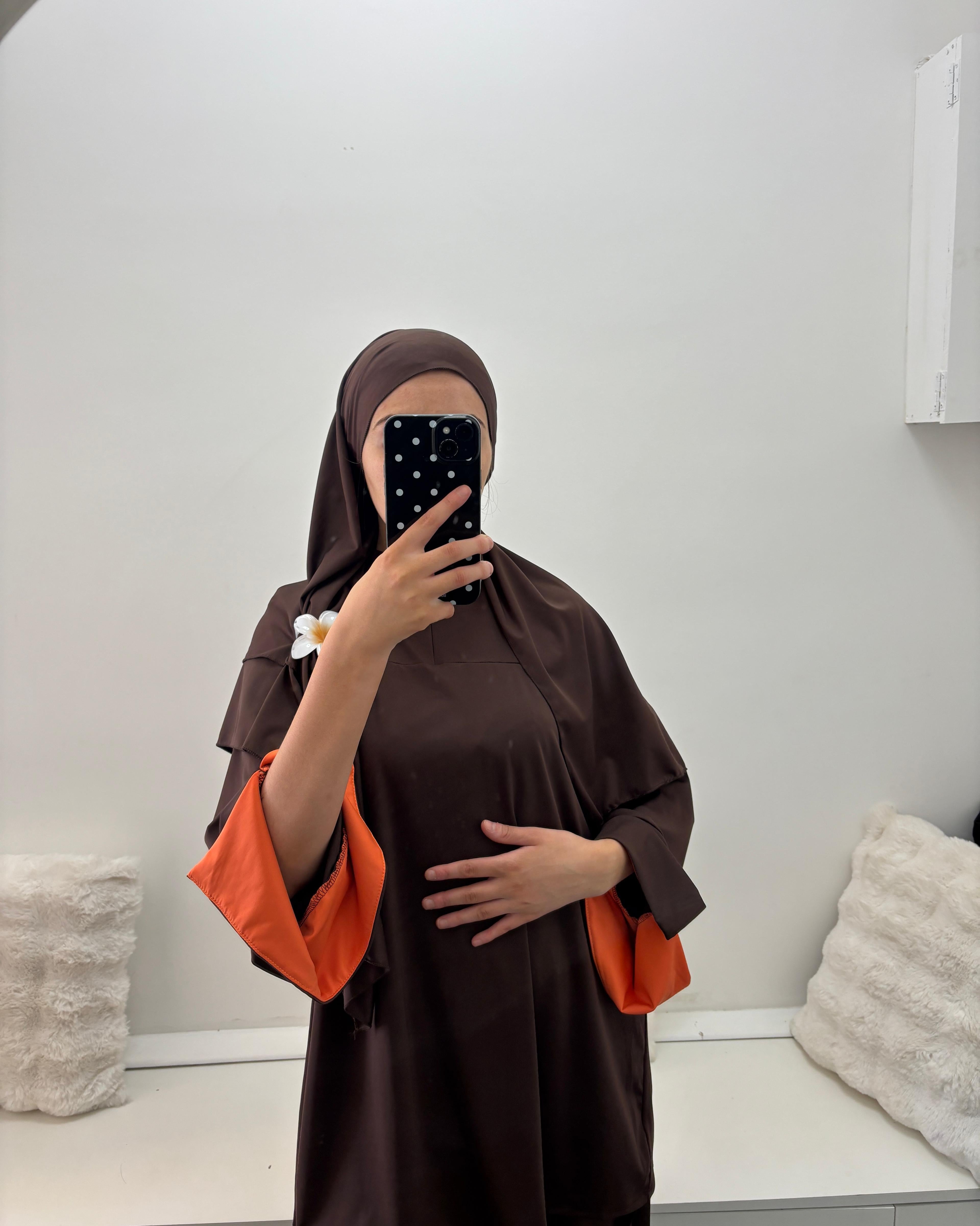 Burkini col montant doublure