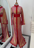 Caftan organza glossy coupe sirène